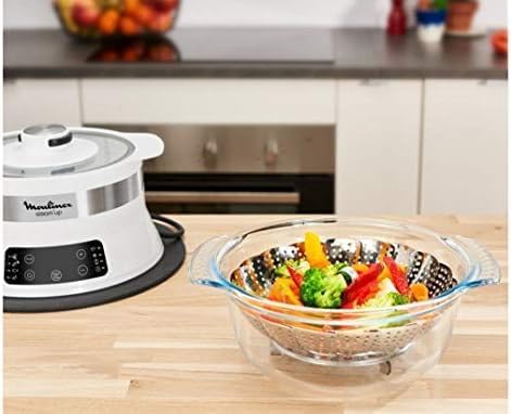 Moulinex Steam’Up Cuiseur Vapeur Steam Up Dampfgarer mit 8 Programmen, passt Sich an alle Formen von