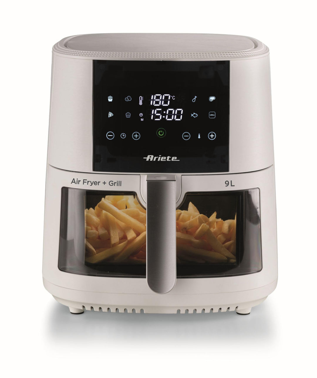 Ariete 4630 Luftfritteuse 9 l, 1500 W, Fassungsvermögen 9 l, Kochkapazität 3,5 kg, 8 voreingestellte