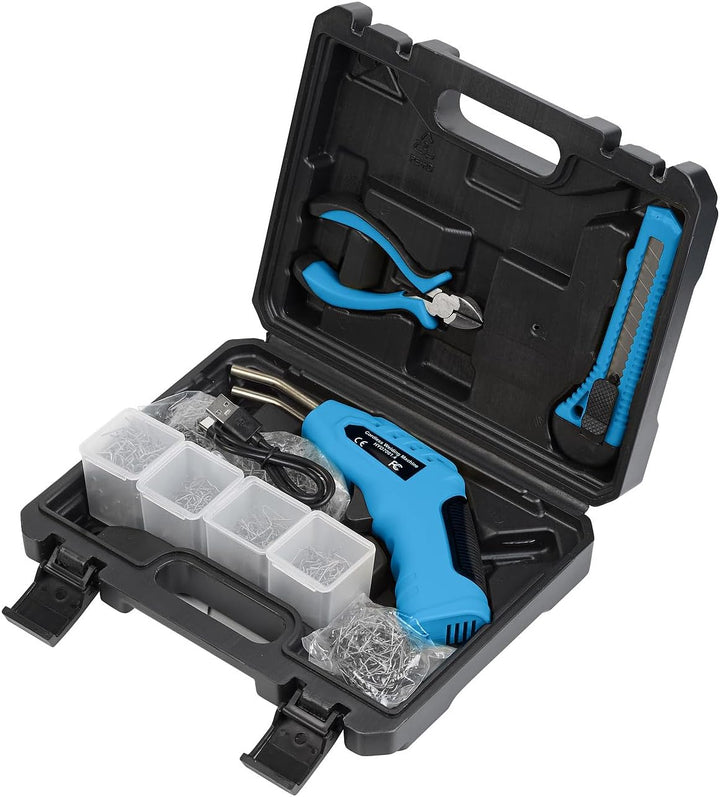 AGT Plastik Schweissgerät: Akku-Kunststoff-Schweissgerät, USB-C, 1.000 Schweissnägel, 40 Watt (Kunst