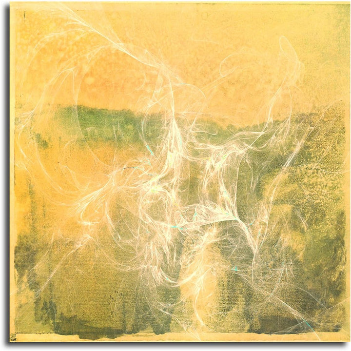 Paul Sinus Art Süsser Nebel Nebelschaden Abstraktes Bild auf Leinwand Abstrakt161- dekorativer Einte