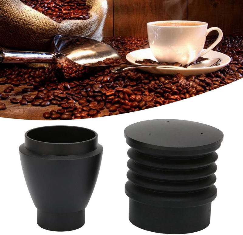 60g Kaffeemühle Single Dose Hopper, Espressobohnenmühle, Kaffeemühle aus Aluminiumlegierung, Blowing