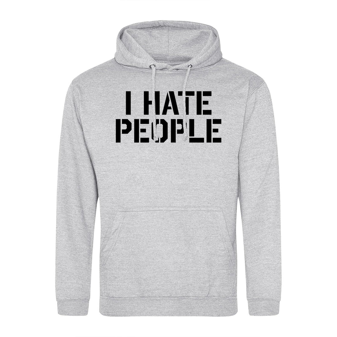 Huuraa Unisex Hoodie I Hate People Geschenk Grösse S-3XL Vegan I Hate People Geschenkidee S Heather