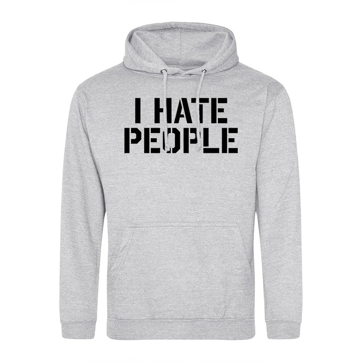 Huuraa Unisex Hoodie I Hate People Geschenk Grösse S-3XL Vegan I Hate People Geschenkidee S Heather