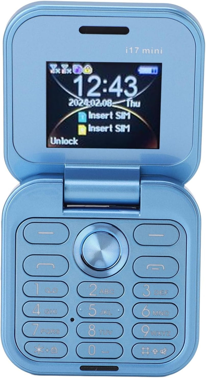 Entsperrtes Klapphandy für Senioren, ältere Menschen, 2G Basic, Einfach zu Bedienendes, Kleinstes Mo