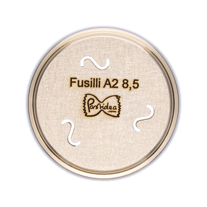 Pastidea - Matrize Fusilli A2 8,5 mm kompatibel mit Kenwood Pasta Fresca oder mit Adapter im Pastama