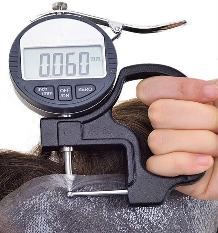 Lordhair Perücke Männer,Realität Toupet,0,06 mm Alle V-Looped Dünnes,Haarfreestyle,Natürlich eng anl
