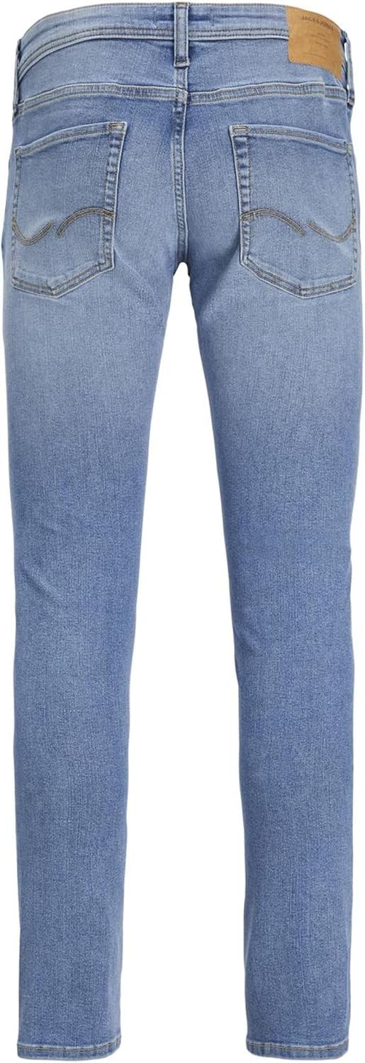 JACK & JONES Male Slim Fit Jeans JJIGLENN JJORIGINAL MF 770 Slim Fit Jeans 30W / 32L Blue Denim, 30W