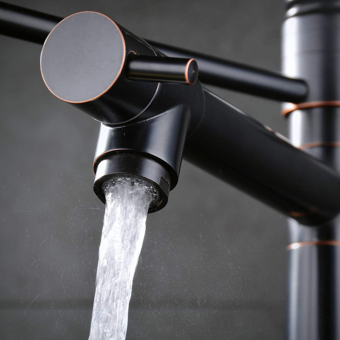 Küchenarmatur mit Herausziehbarer Dual-Spülbrause, 2 Wege Wasserhahn küche Spiralfederhahn 360°drehb