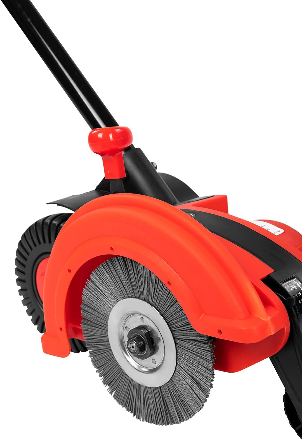 Grafner 2in1 Rasenkantenschneider und Fugenbürste, mit Messer und Bürste, ergonomischer Teleskopstie