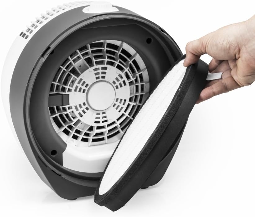 TROTEC Luftreiniger AirgoClean 10 E – HEPA Filter für Allergiker – Räume bis 16 m² /40 m³, Gebläsest