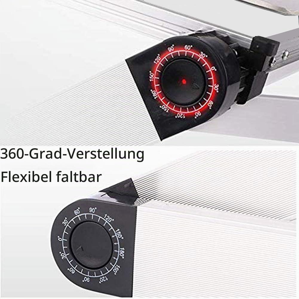 Buchstaender - Winkel einstellbar leseständer höhenverstellbar, Kochbuchhalter mit Aluminiumarmen un