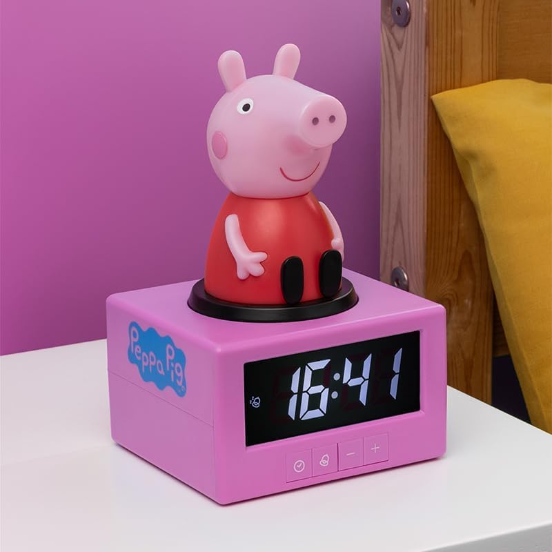 Paladone Peppa Pig Icon-Wecker, Mehrfarbig, Einheitsgrösse