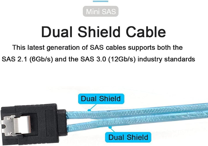 ChenYang CY SAS 6 SATA 7-Pin-Stecker Interner Host auf 6 SATA 7-Pin-Stecker Zielfestplatte 6 Gbit/s