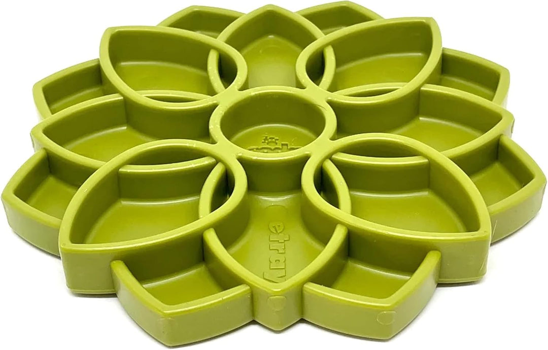 SodaPup Mandala eTray – Langlebiges Tablett für langsames Füttern, hergestellt in den USA, aus ungif