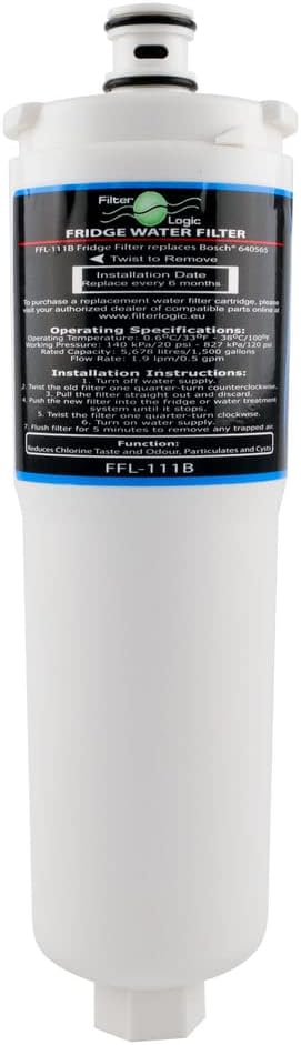 Filterlogic FFL-111B | 2er Pack Wasserfilter kompatibel mit 3M CS-52 für Bosch, Siemens, Neff, Gagge