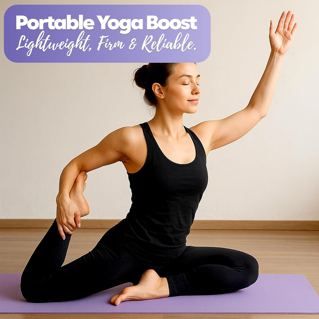 TechFit Yogamatte Rutschfest für das Fitnessstudio zu Hause - Pilates Matte für das Heimtraining, Yo
