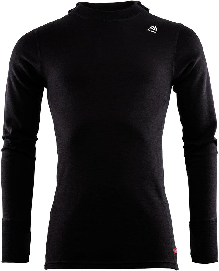 Aclima WarmWool Kapuzensweater Herren schwarz 2022 Unterwäsche L Schwarz, L Schwarz