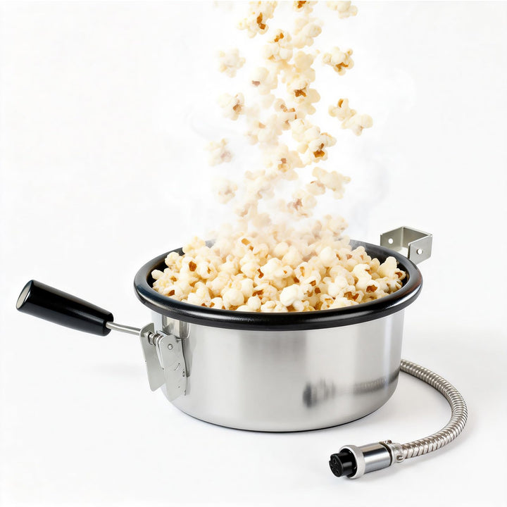 Heissluft Popcornmaschine Zubehör, 3 holes-15mm Popcorntopf, Anti-Scorch, Einfach zu Säubern, Elektr