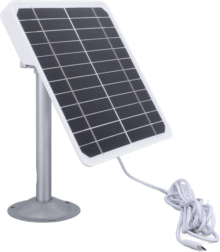 Solarpanel für Überwachungskamera, USB-Solarpanel, 20 W, 5 V, hocheffiziente Kamera, monokristalline
