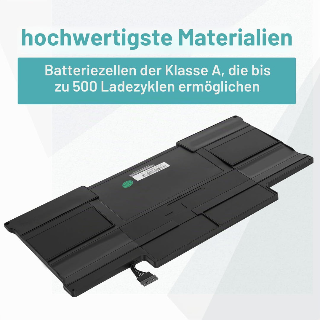 A1405 Akku kompatibel mit MacBook Air 33 cm (13 Zoll) 7,2 V 72000 mAh, A1466 A1377 A1496 Anfang 2014