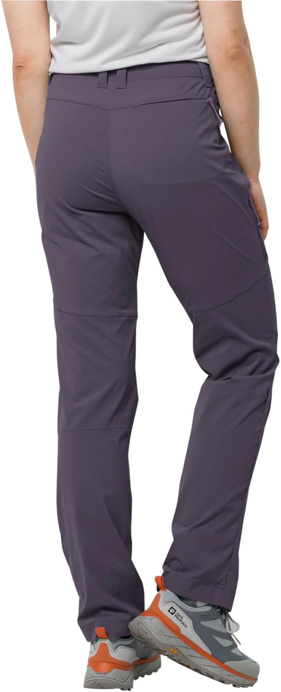 Jack Wolfskin Damen Wanderhose Glastal Pants W 42 Dark Grape, 42 Dark Grape