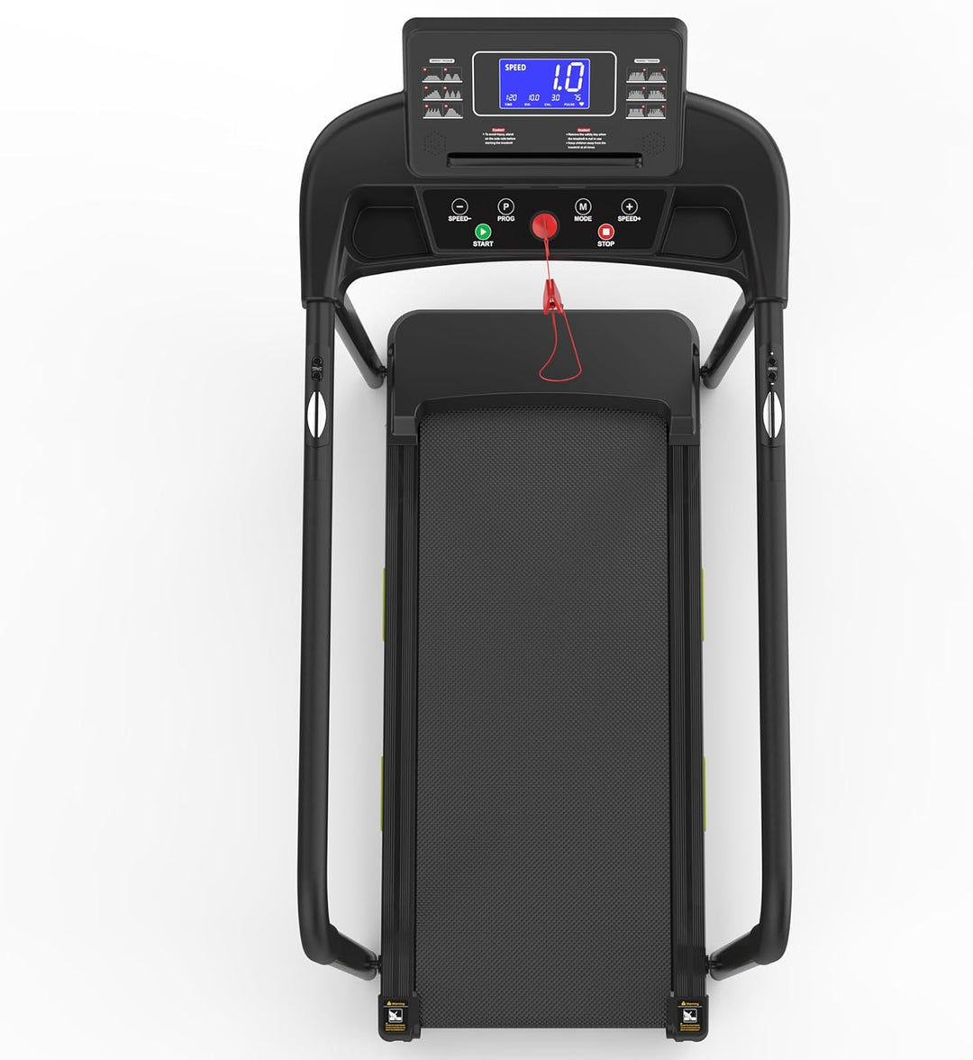 Walking Pad für Senioren, Klappbares Laufband mit Haltegriff & App, Elektrisches Laufband bis 135kg,