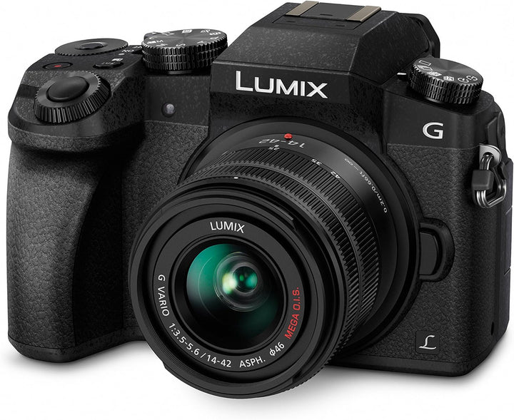 Panasonic DMC-G70KEG-K Lumix Systemkamera (16 Megapixel, 4K Video, 7,5 cm (3 Zoll) Touchscreen, WiFi