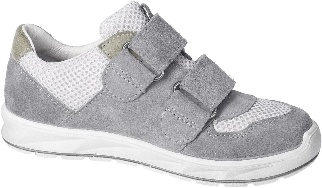 RICOSTA Jungen Low-Top Sneaker LOUI,Kinder Halbschuhe,WMS:Mittel, TEX 28 EU Grau 450, 28 EU Grau 450