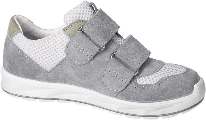 RICOSTA Jungen Low-Top Sneaker LOUI,Kinder Halbschuhe,WMS:Mittel, TEX 28 EU Grau 450, 28 EU Grau 450