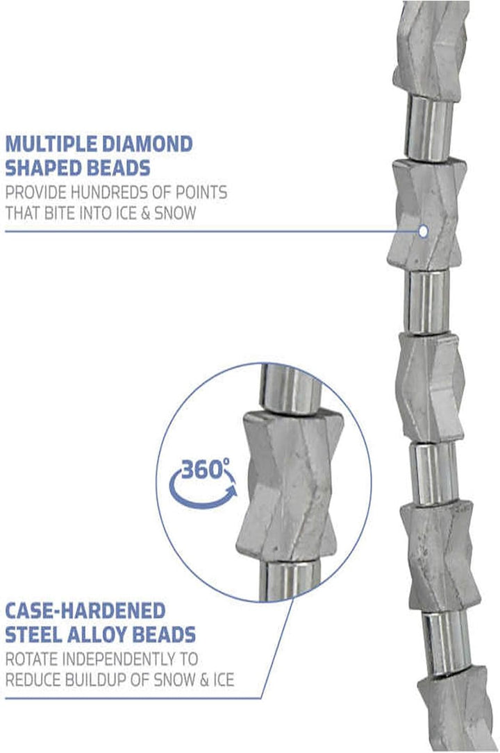 YAKTRAX Diamond d Grip Chains Heavy Duty Traktion Wandern Cleats, Durable TIG Welded Links, bietet T