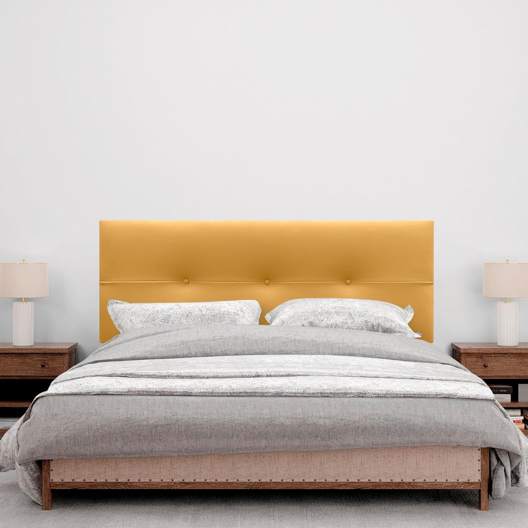 DHOME AQUALINE Pro Kopfteil aus Kunstleder oder Stoff für Kopfteile, gepolstertes Kopfteil, luxuriös
