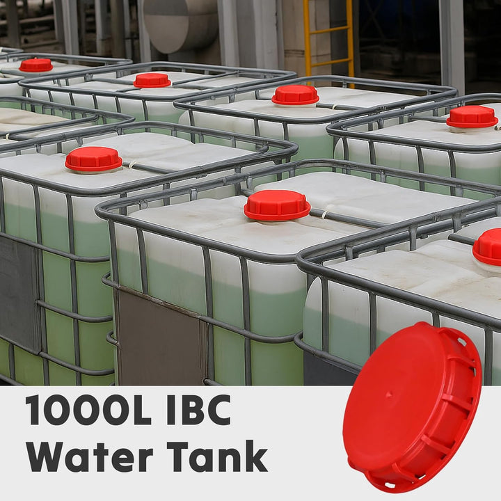 Tankdeckel, 1000 l, 245 mm, Deckel IBC DN225 DN 225, für Wassertank von 1000 l Aquarium, Fassventil,