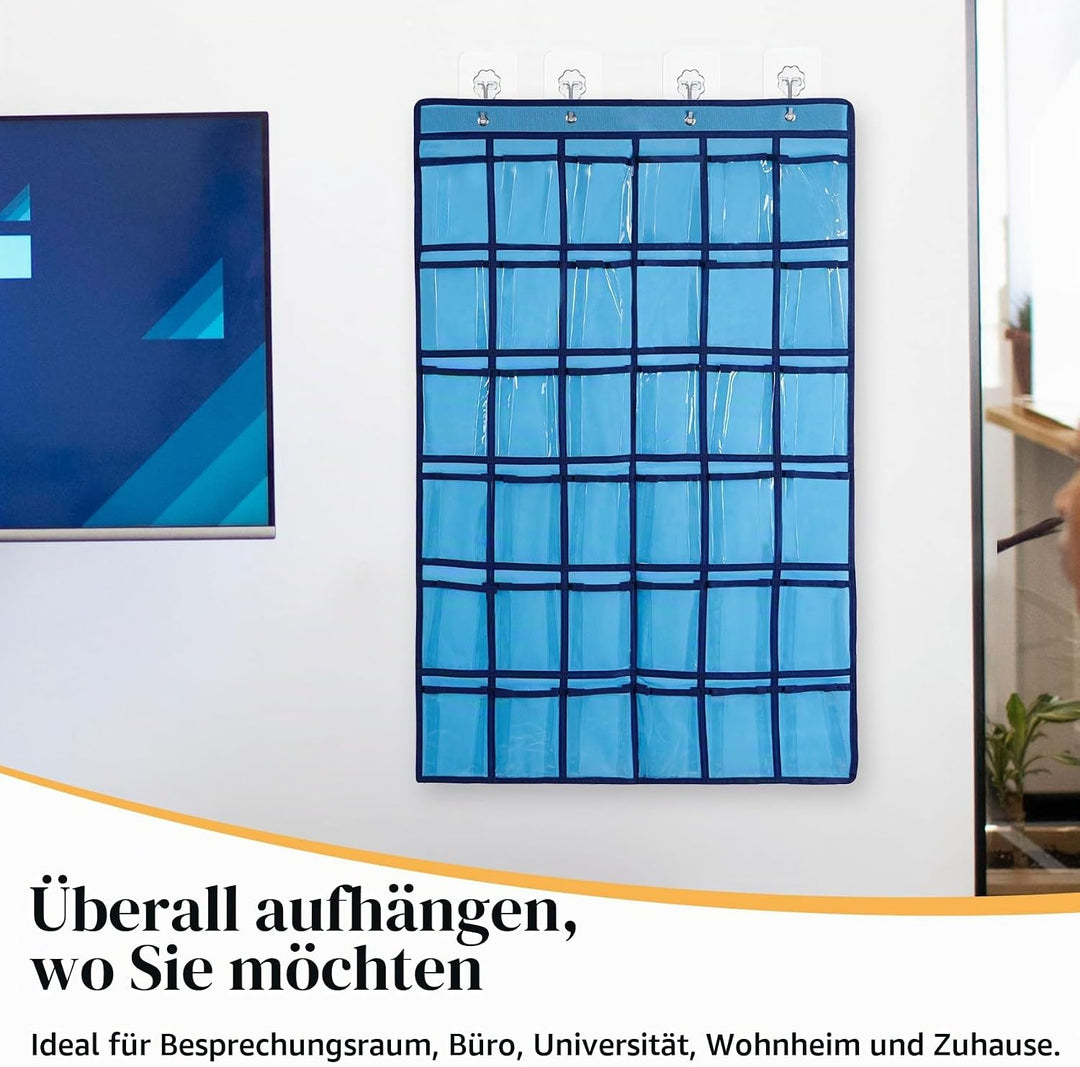 SAVORLIVING Organizer zum Aufhängen über der Tür, Handy, zum Aufhängen, Klassenzimmer, Diagramm, Wan
