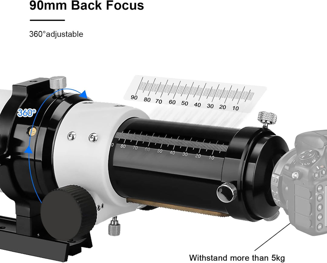 Svbony SV503 Achromatischer Refraktor, 70mm F6 ED Teleskop, Extra Low Dispersion Refraktor OTA für A