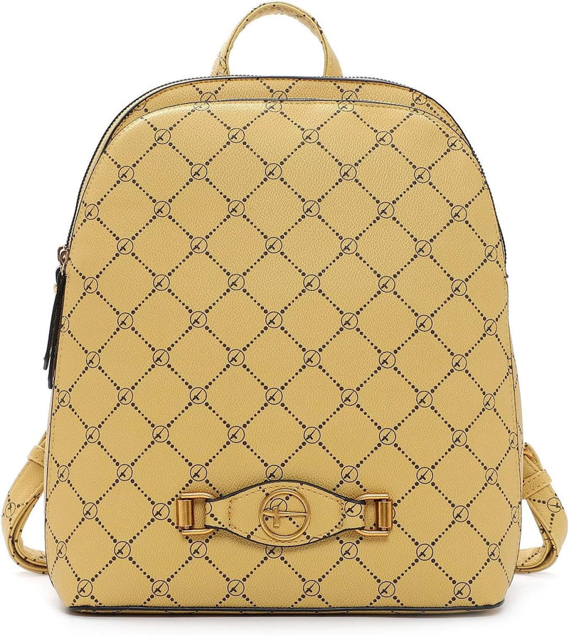 Tamaris Rucksack Anastasia Buckle 32585 Damen Rucksäcke Print mustard 451 Einheitsgrösse, mustard 45