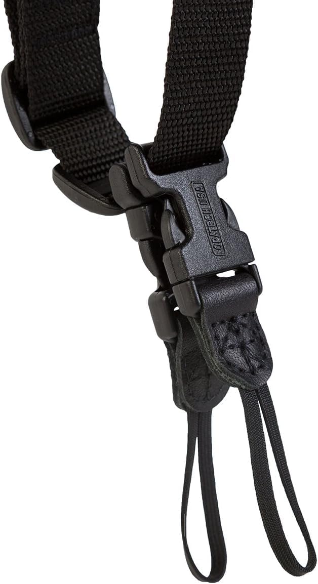 OP/TECH Double Sling Kamera-Geschirr (Halterung für 2 Kameras, Neopren) Schwarz Einzeln, Einzeln