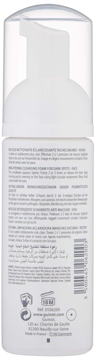 Guinot Mousse Nettoyante Newhite Reinigungsschaum, 1er Pack (1 x 150 ml)