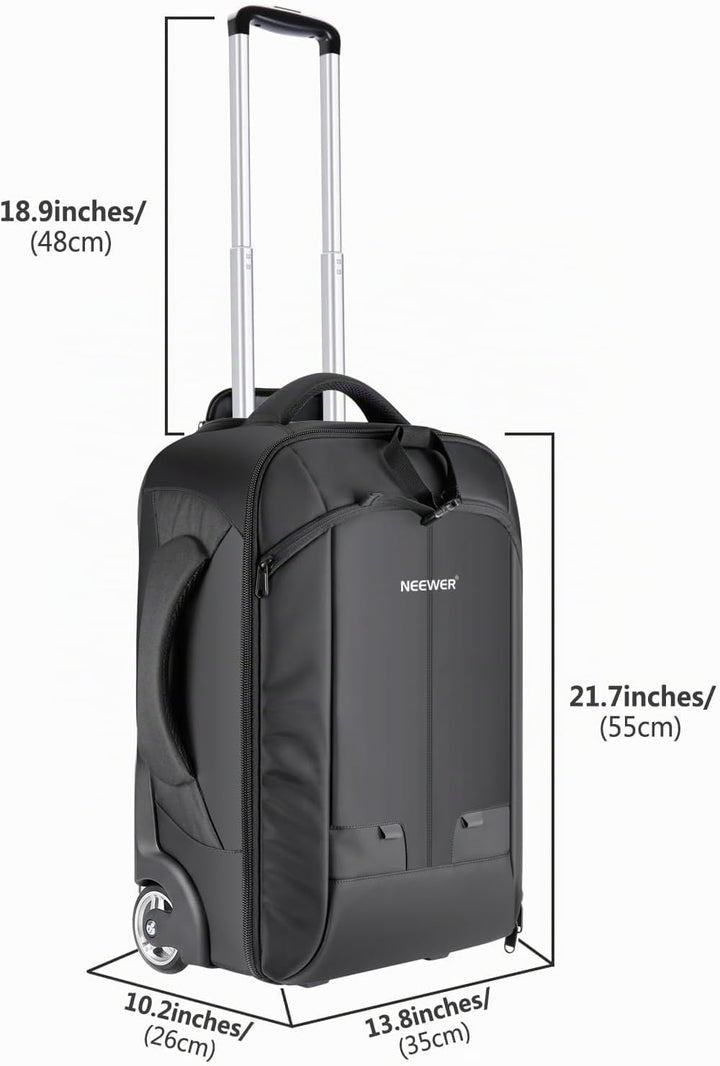 NEEWER 2 in 1 Kamera Schieberucksack, Kofferstil, konvertierbar, mit stossfestem Doppelgriff, mit he
