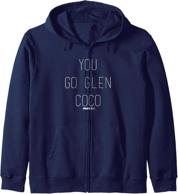 Mean Girls You Go Glen Coco Thin Text Kapuzenjacke