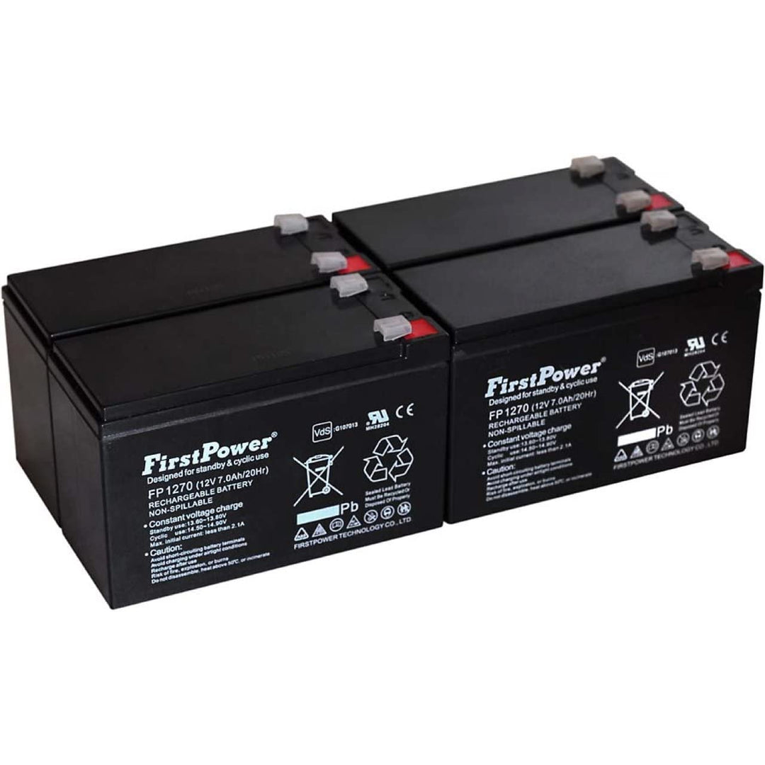 FirstPower Blei-Gel-Akku für USV APC RBC57 7Ah 12V, 12V, Lead-Acid