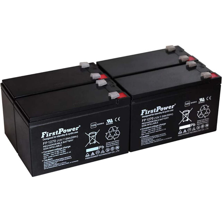 FirstPower Blei-Gel-Akku für USV APC Smart-UPS SURT1000RMXLI 7Ah 12V, 12V, Lead-Acid