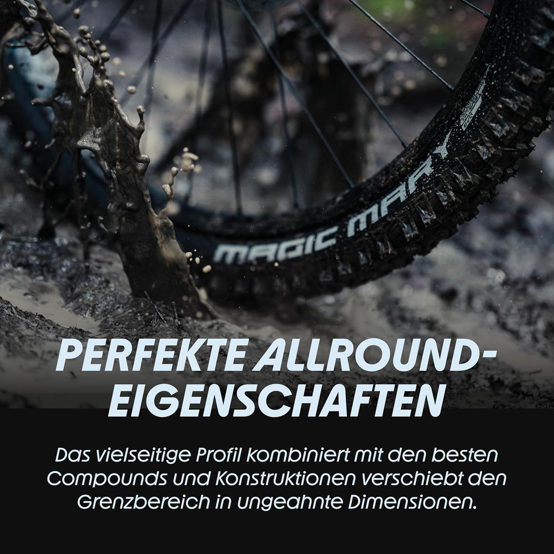 Schwalbe Magic Mary Evo Faltreifen // 62-584 (27,5x2,4') Super Gravity Schwarz, Schwarz