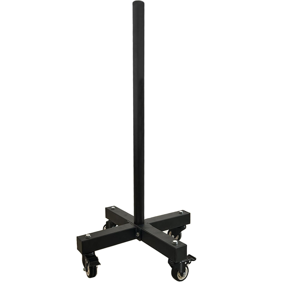 Verbessertes bewegliches olympisches Hantelscheibengestell mit Rad für 5,1 cm Stossstangenplatten, G