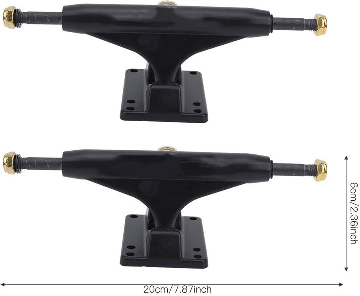 Keenso Skateboard Trucks, 2PCS Robuste Aluminium Skateboard Halterung Leichte Tensor Trucks Skateboa