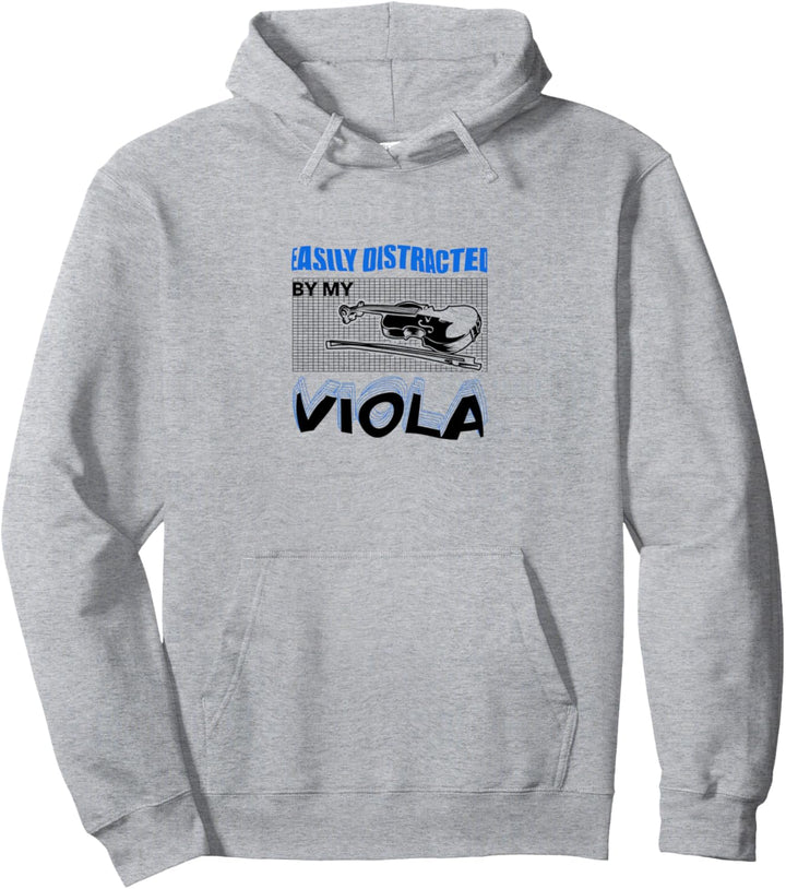 Musiknoten von Viola (Distracted by Viola) Pullover Hoodie