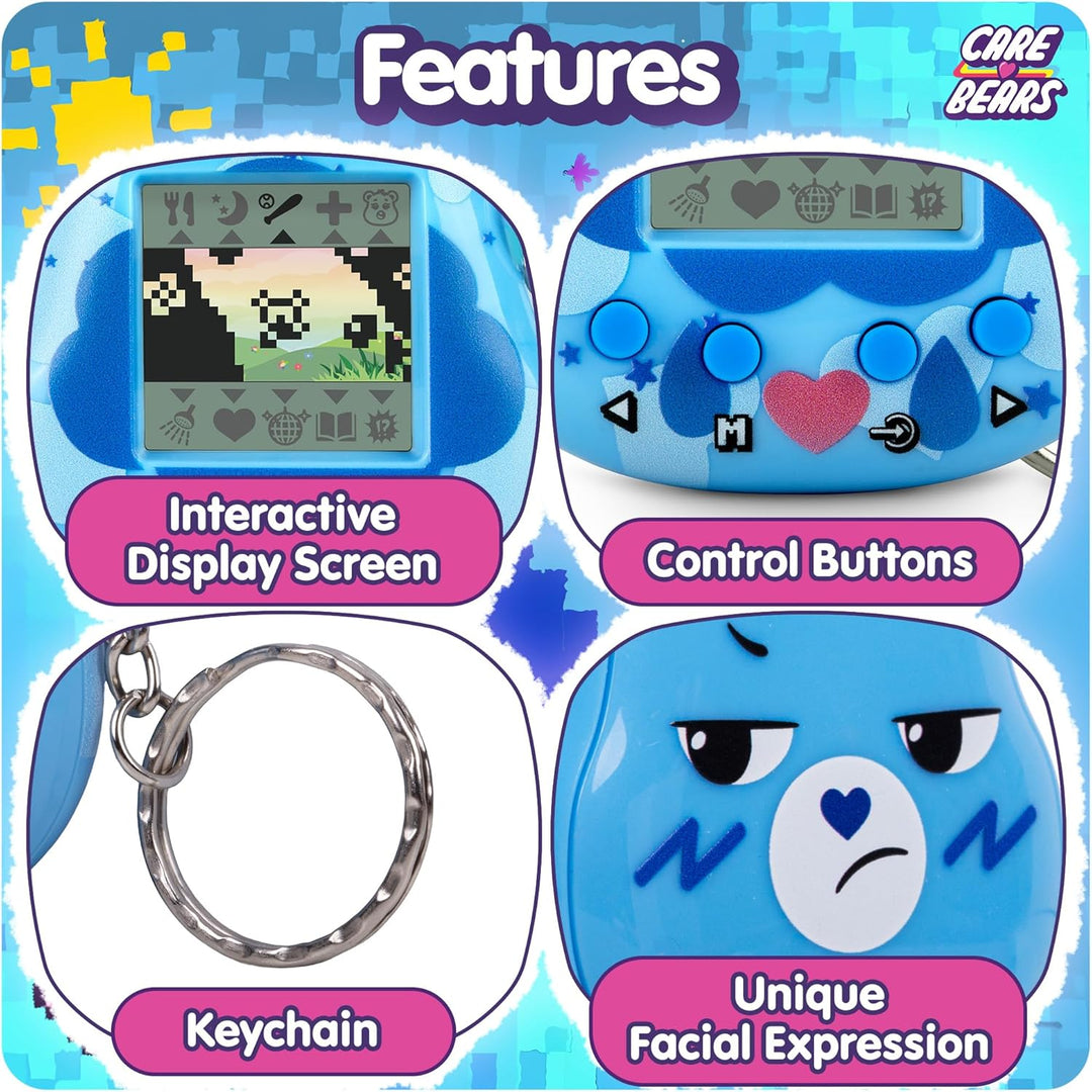 Care Bears Digital Pet - Grumpy Bear Cyber Pet with Care Features, 1.4 ...