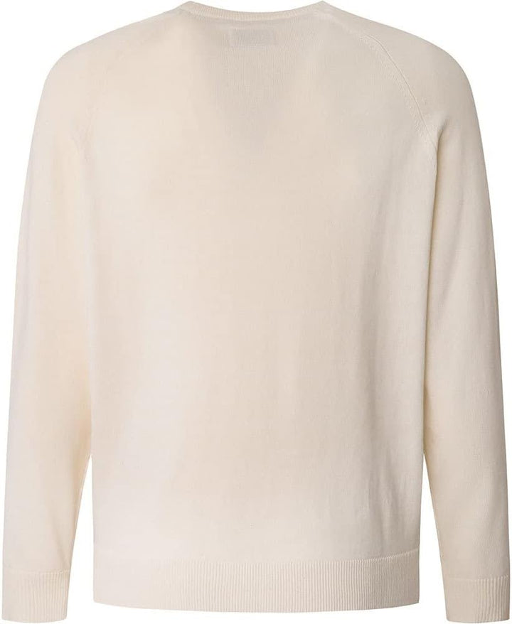 Pepe Jeans Herren James Crew Long Sleeves Knits XL Beige (Ivory), XL Beige (Ivory)