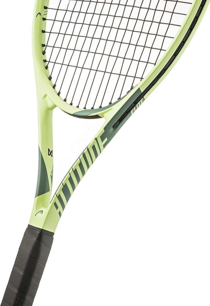 HEAD Unisex – Erwachsene Mx Attitude Elite Tennis Racquet Griffstärke 3 Lime, Griffstärke 3 Lime