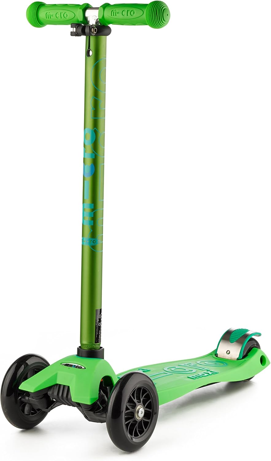 Micro | Maxi Deluxe LED Tretroller mit 3 Rädern für Kinder | Räder mit LED-Leuchten | Kippsystem | H