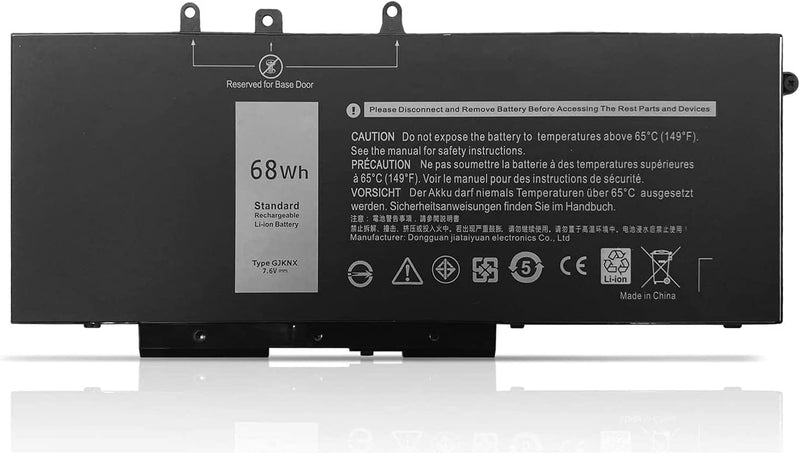 GJKNX GD1JP 0GD1JP DY9NT 0DY9NT 5YHR4 451-BBZG Laptop-Batteriewechsel für Dell Latitude 5480 5580 52